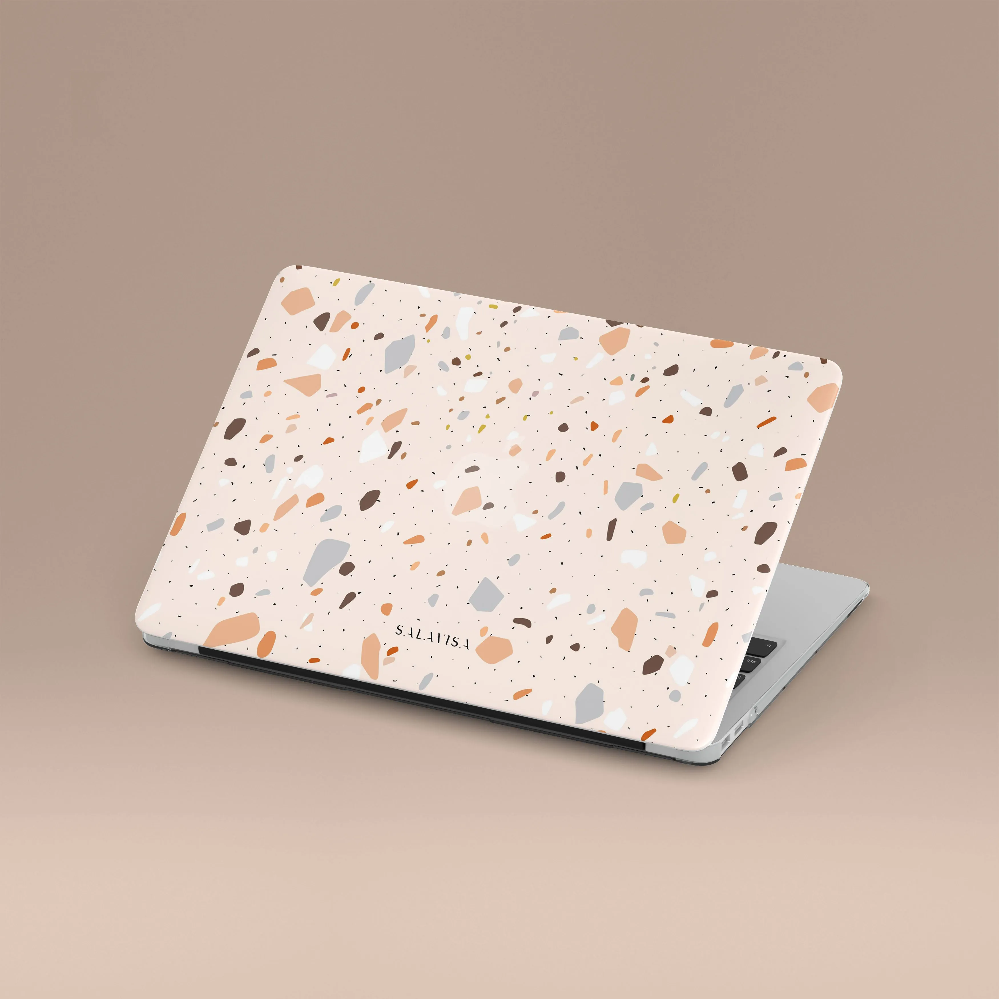 Pink Terrazzo Wonderland MacBook Case Luxury Detail Texture Minimal Edge Design