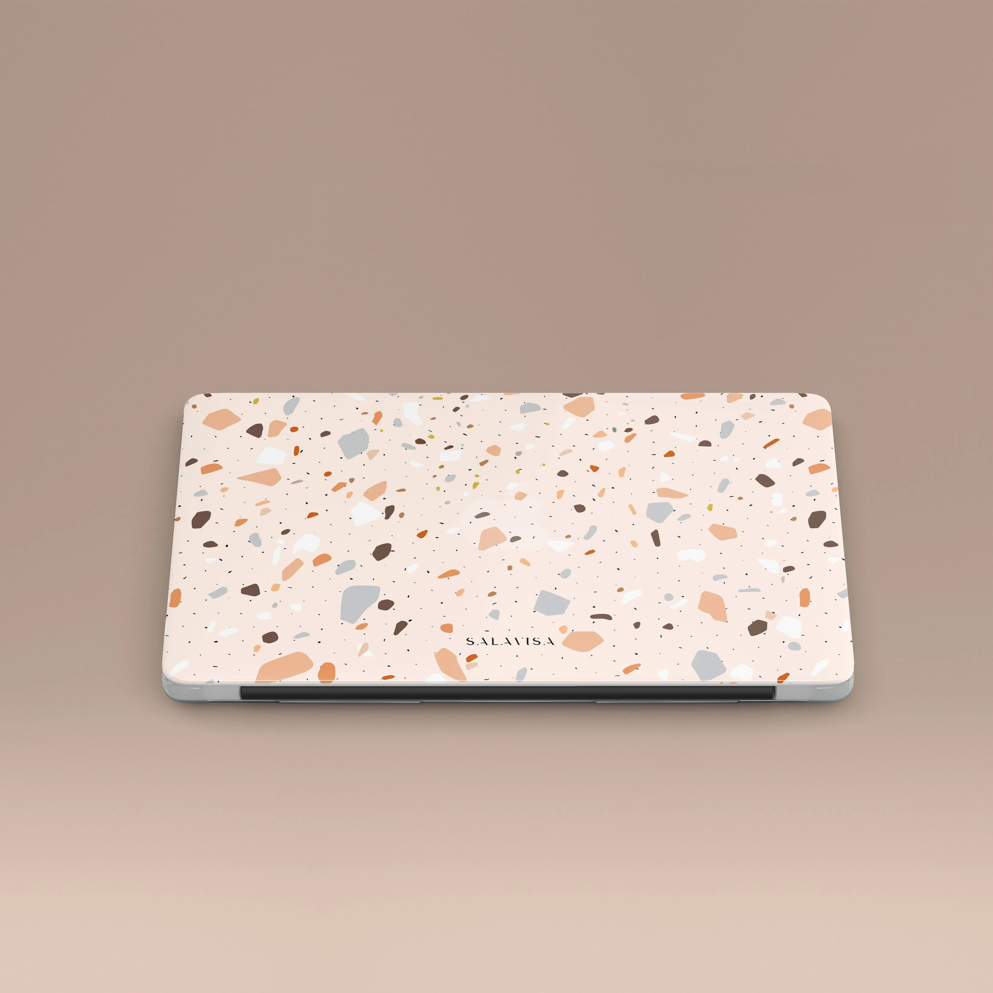Comfort Padding Pink Terrazzo Wonderland MacBook Case