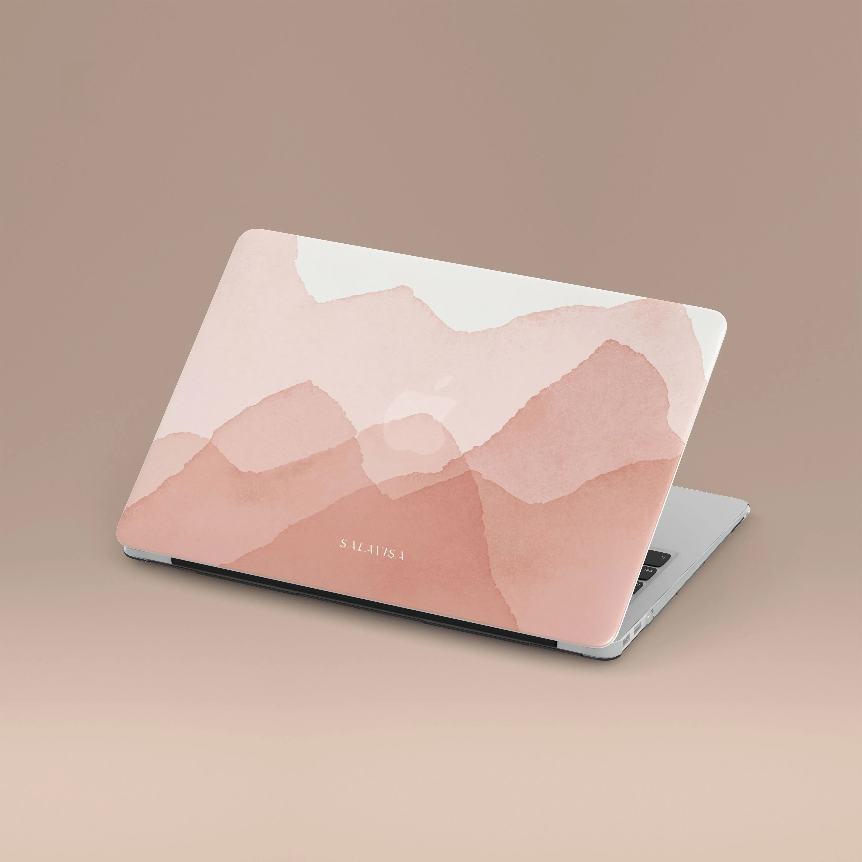 Pink Waves MacBook Case Soft Edge Detail