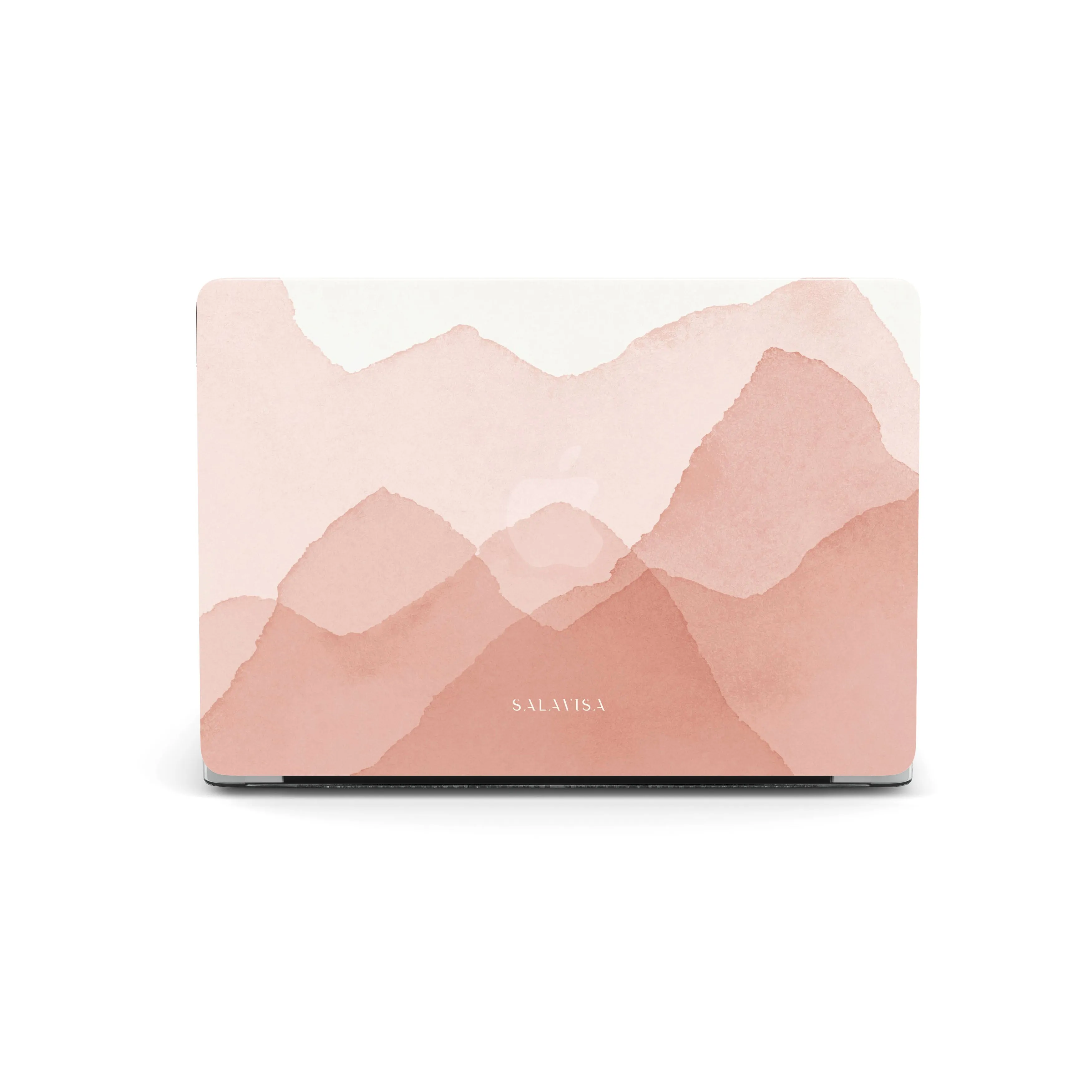 Premium Texture Layer Pink Waves MacBook Case
