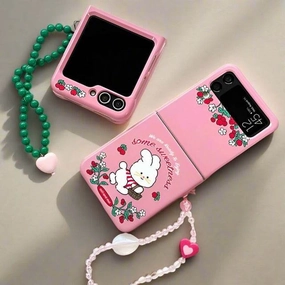 Protective Fit Playful Adorable Bunny Design Case - Samsung