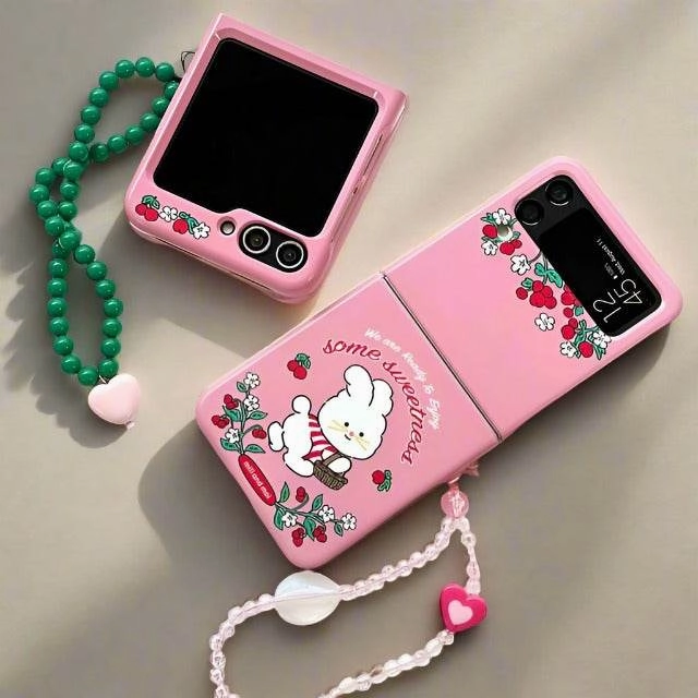 Protective Fit Playful Adorable Bunny Design Case - Samsung