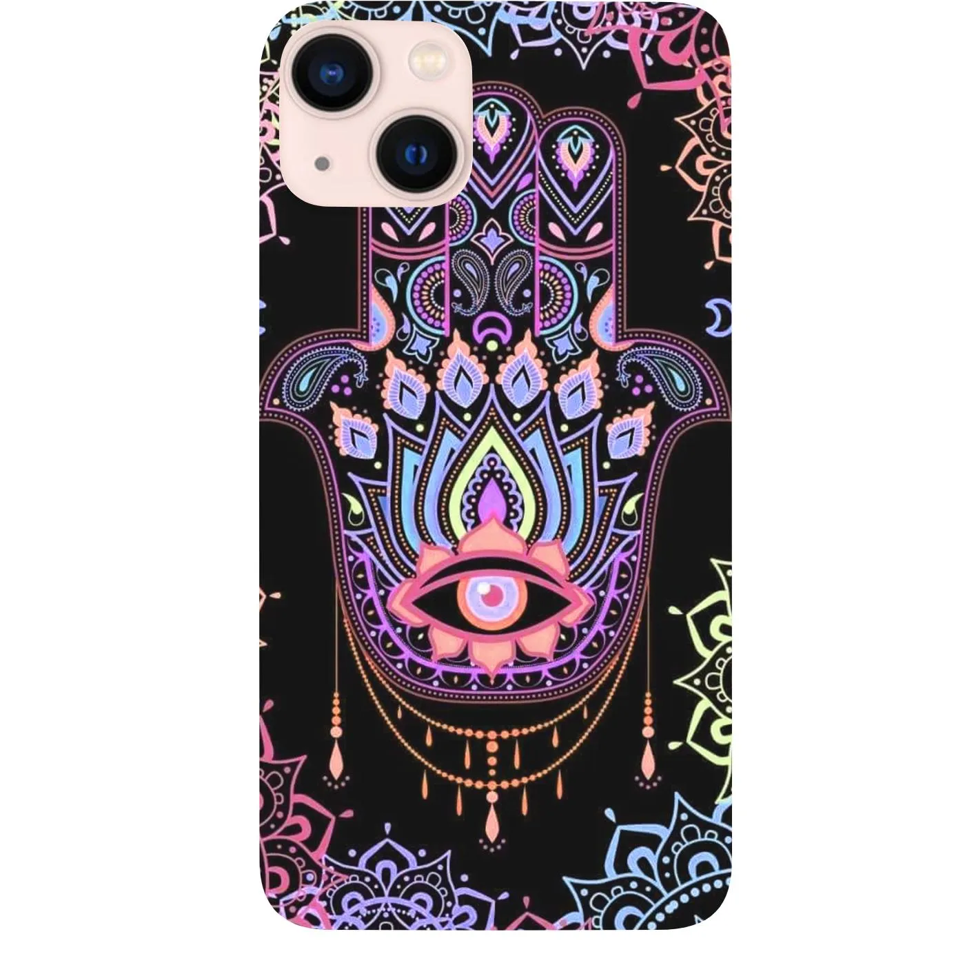 Hamsa Eye - UV Color Printed Phone Case Modern Texture Look Modern Look