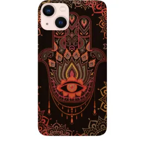 Hamsa Eye - UV Color Printed Phone Case Modern Design Texture