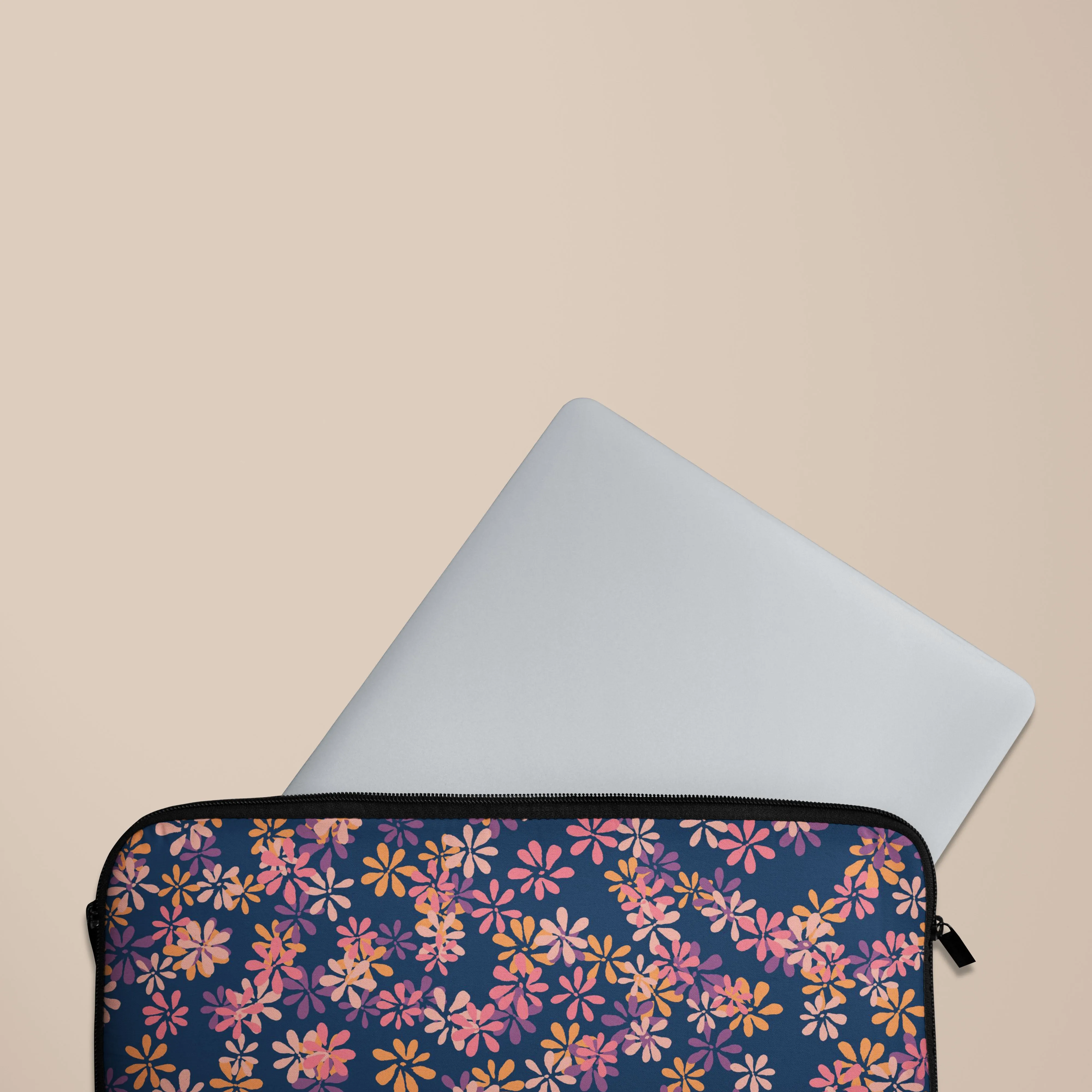 Stylish Detailing Ditsy Spring Laptop Sleeve