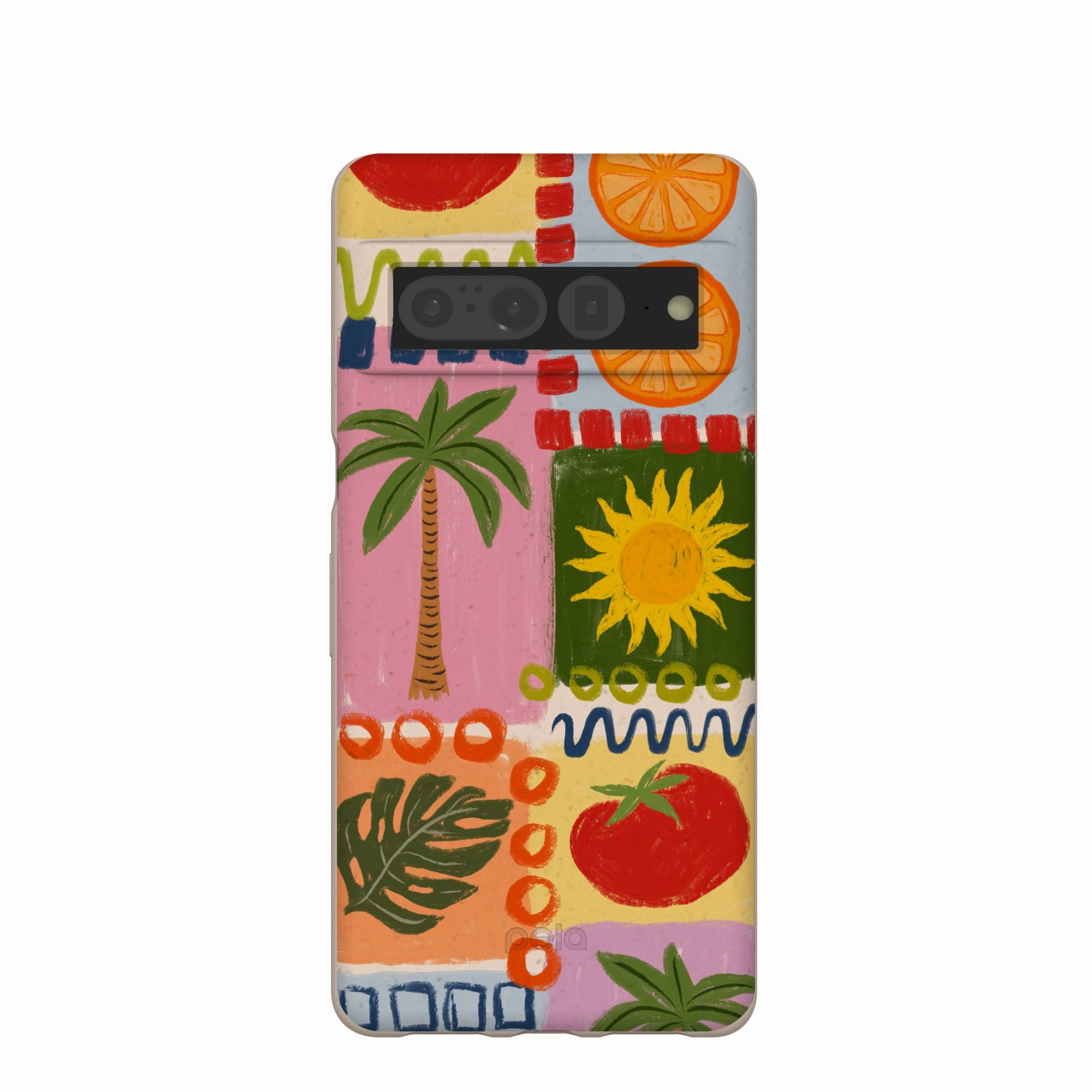 Seashell Hello Sunshine Google Pixel 7 Pro Case Durable structure