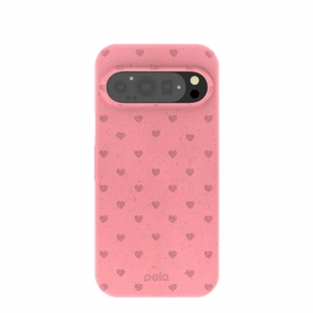 Comfort Use Bubblegum Pink Hearts Google Pixel 9/9 Pro Case