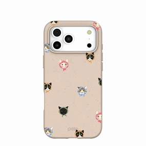 Seashell Cat Couture iPhone 17 Pro Max Case Soft Grip