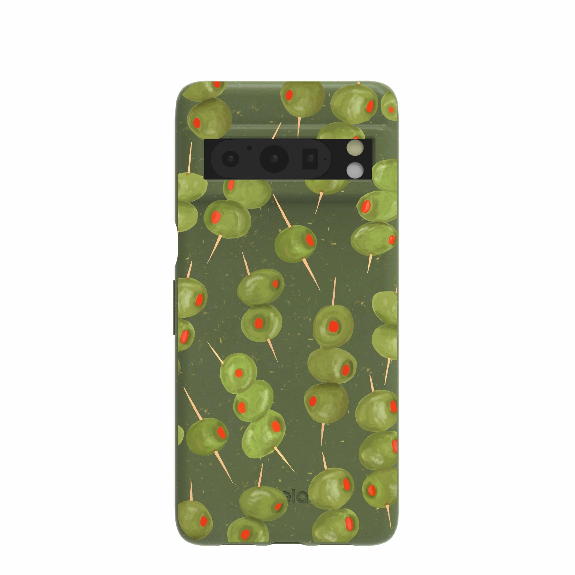 Smooth Texture Pattern Premium Grip Forest Floor Olive Hour Google Pixel 8 Pro Case
