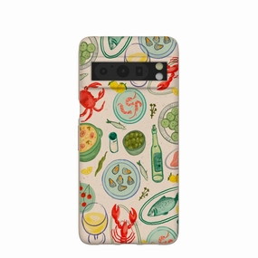 Color Gradient Seashell Dock and Dine Google Pixel 8 Pro Case