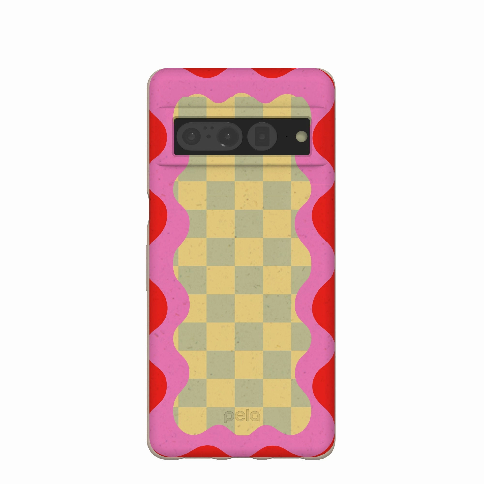 Premium Craft Durable Coating Seashell Warp Grid Google Pixel 7 Pro Case