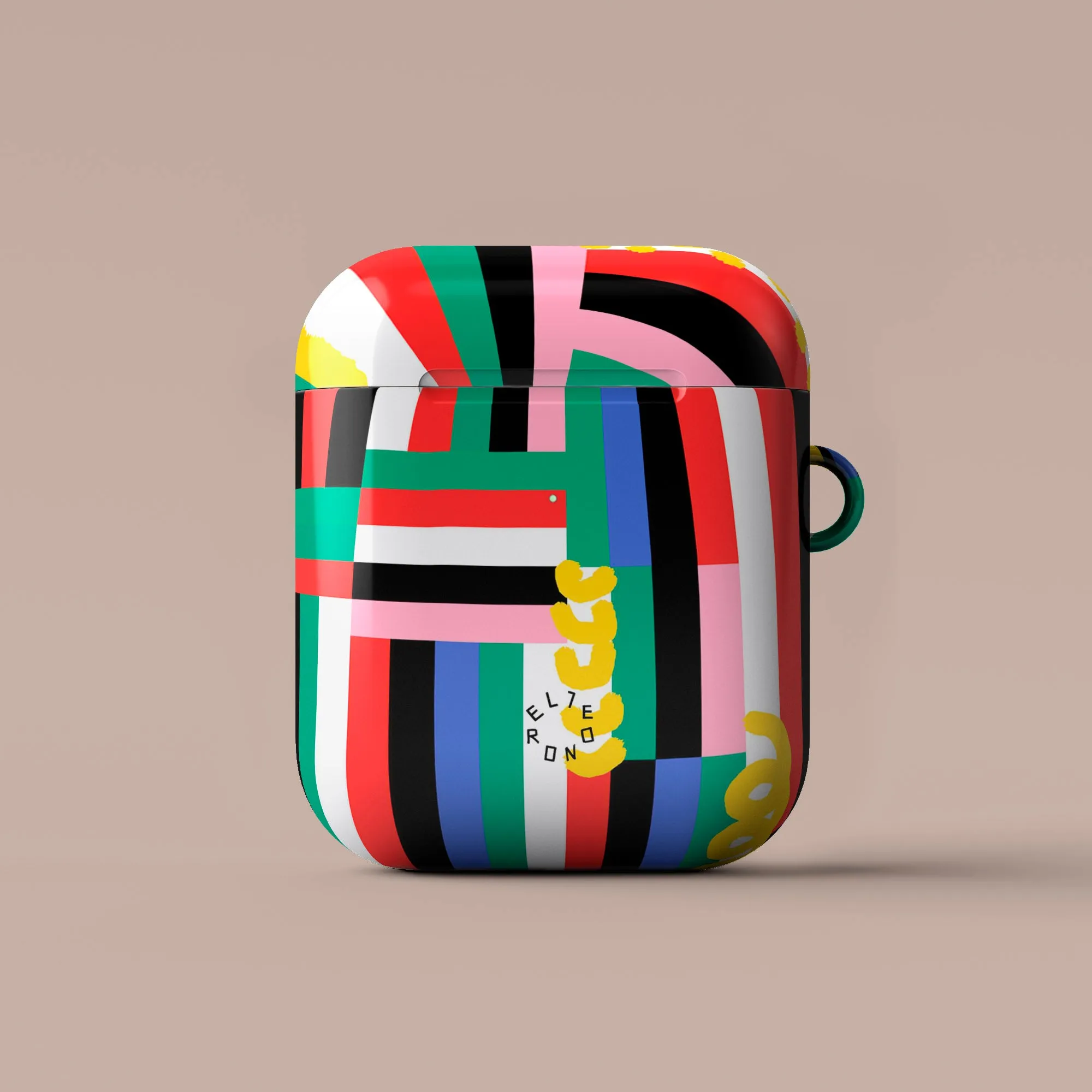 fashion commuter airpods shell Stripe Fusion AirPods Case