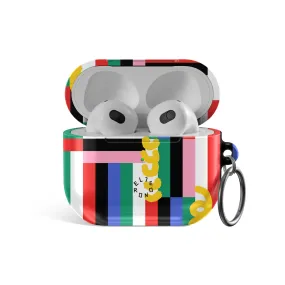 Stripe Fusion AirPods Case anti skid airpods cover wireless lifestyle silicone cover