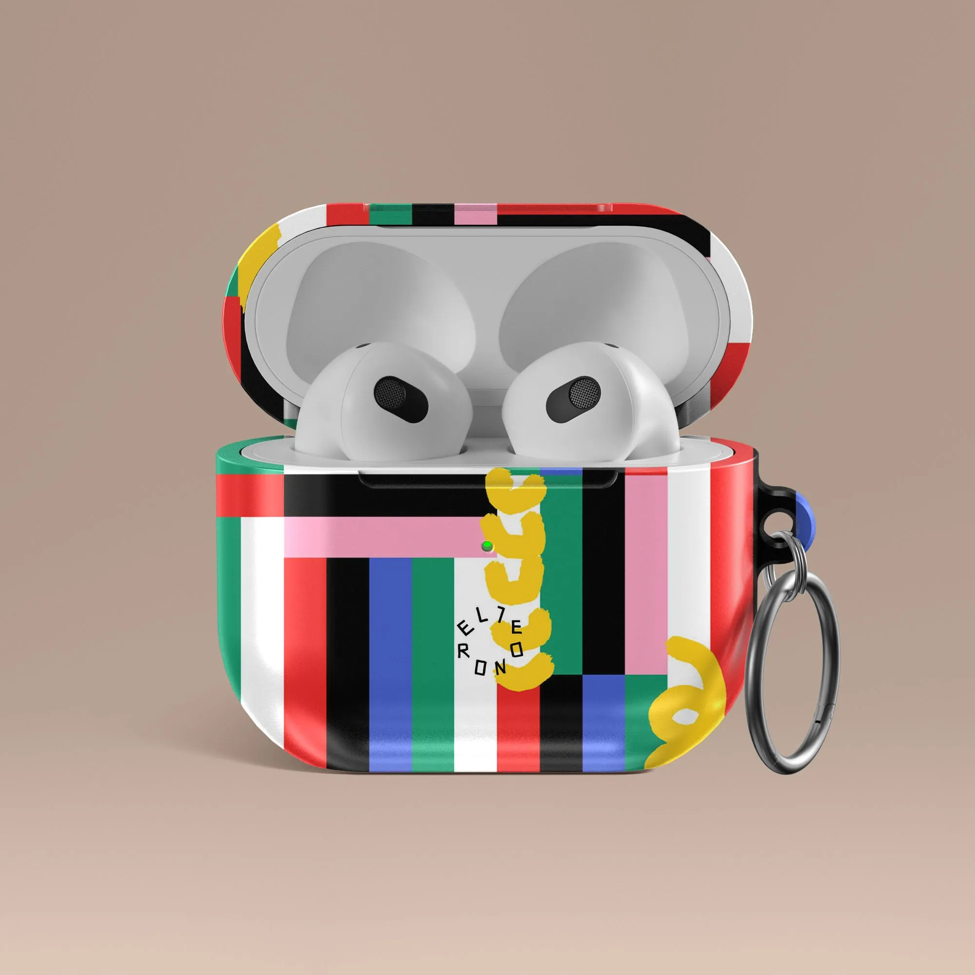 Universal Handy Pouch Stripe Fusion AirPods Case