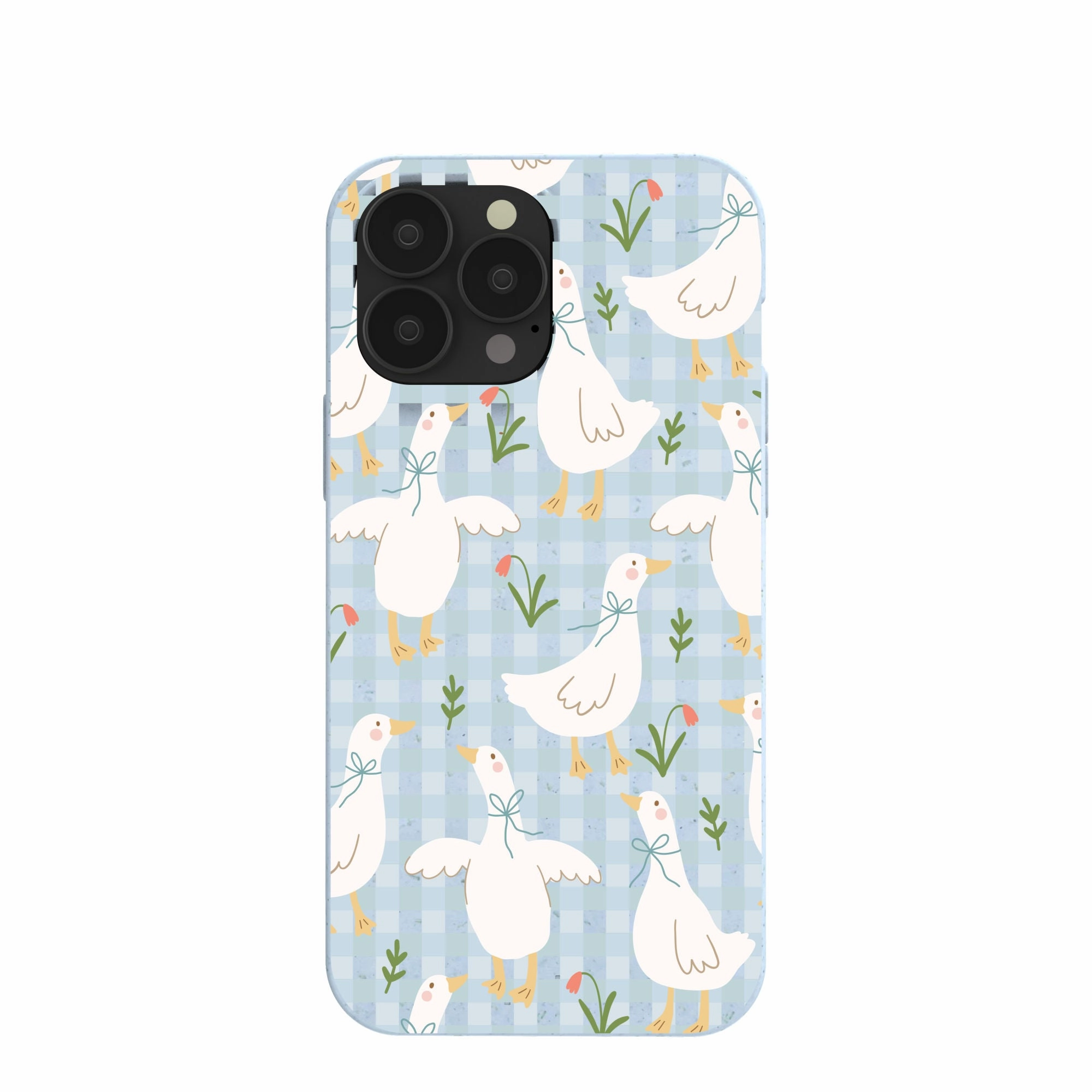 Anti Shock Powder Blue Blooming Quackers iPhone 13 Pro Max Case