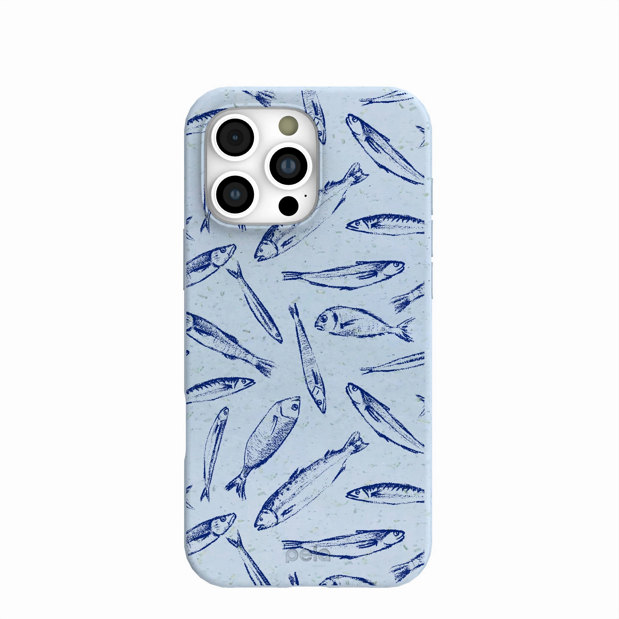 Classic Frame Powder Blue Fishery iPhone 16 Pro Max Case