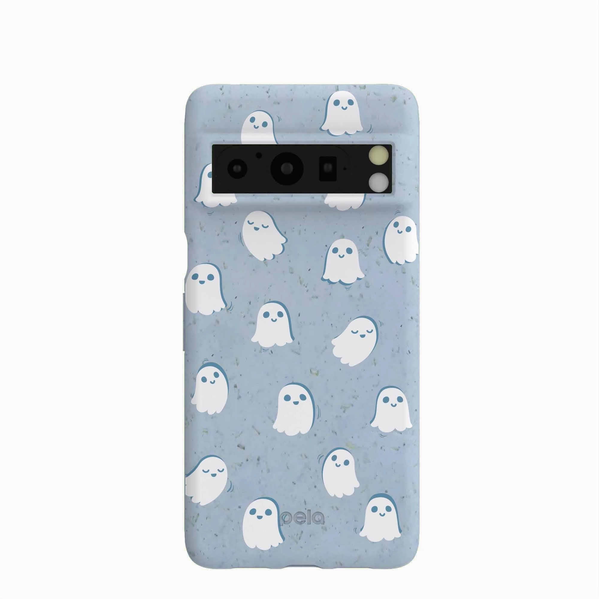 Powder Blue Ghostly Google Pixel 8 Pro Case Elegant Design Layer