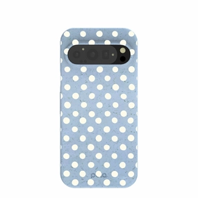 Minimal Grip Hybrid Form Powder Blue Indigo Dots Google Pixel 9/9 Pro Case