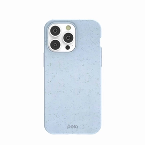 Powder Blue iPhone 14 Pro Max Case Smooth Texture