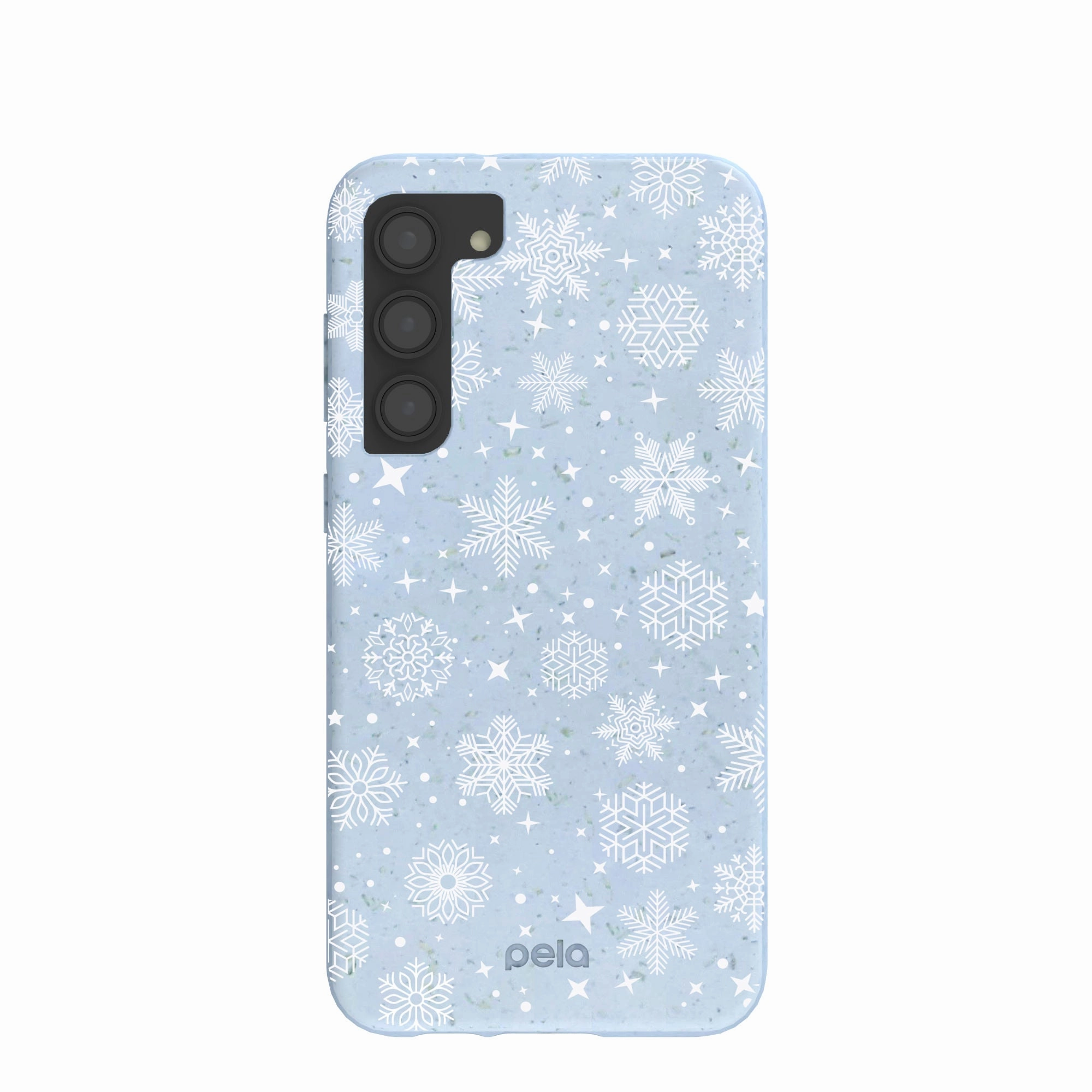 Protective Detailing Edge Powder Blue Let it Snow Samsung Galaxy S23 (Plus) Case