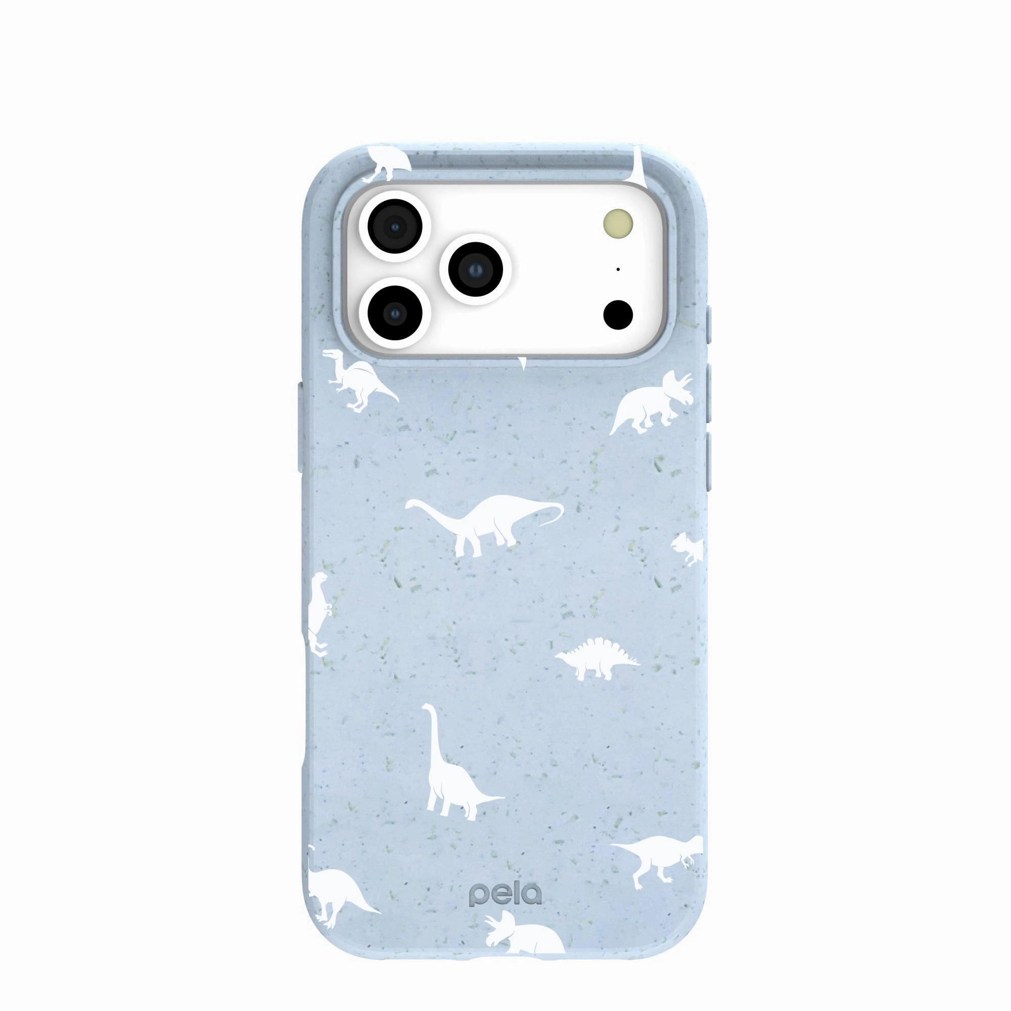 Powder Blue Lil Dinos iPhone 17 Pro Max Case Enhanced Durability