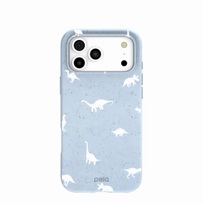 Vivid colors Powder Blue Lil Dinos iPhone 17 Pro Max Case