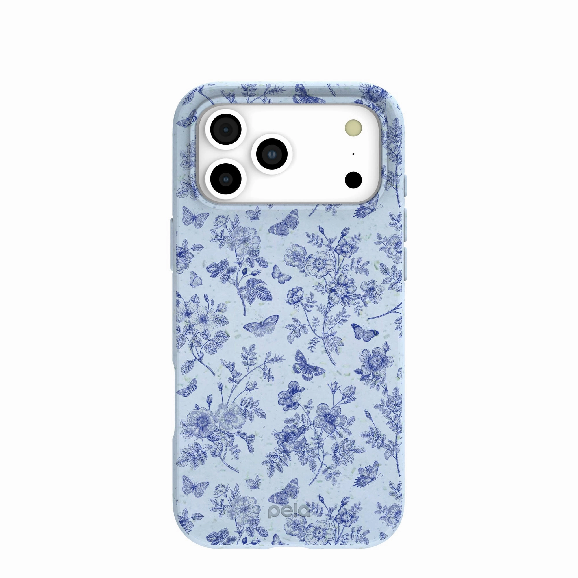 Powder Blue Porcelain iPhone 17 Pro Max Case Elegant Look