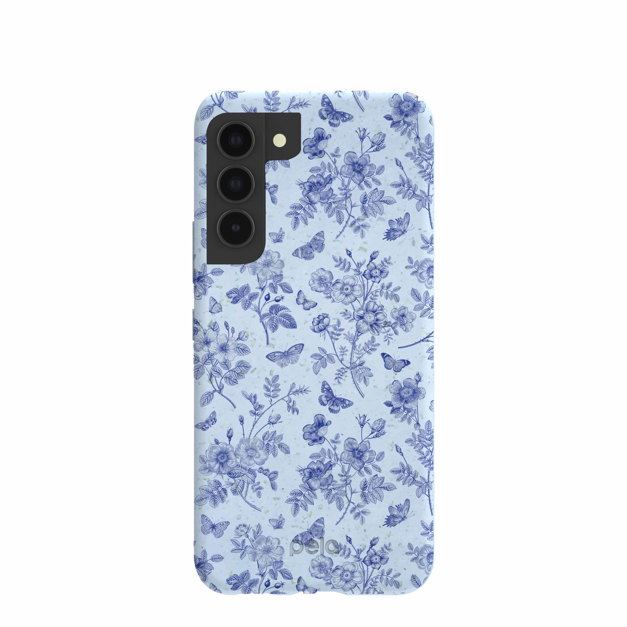 Powder Blue Porcelain Samsung Galaxy S22 Case Matte Pattern Design Urban Minimalism