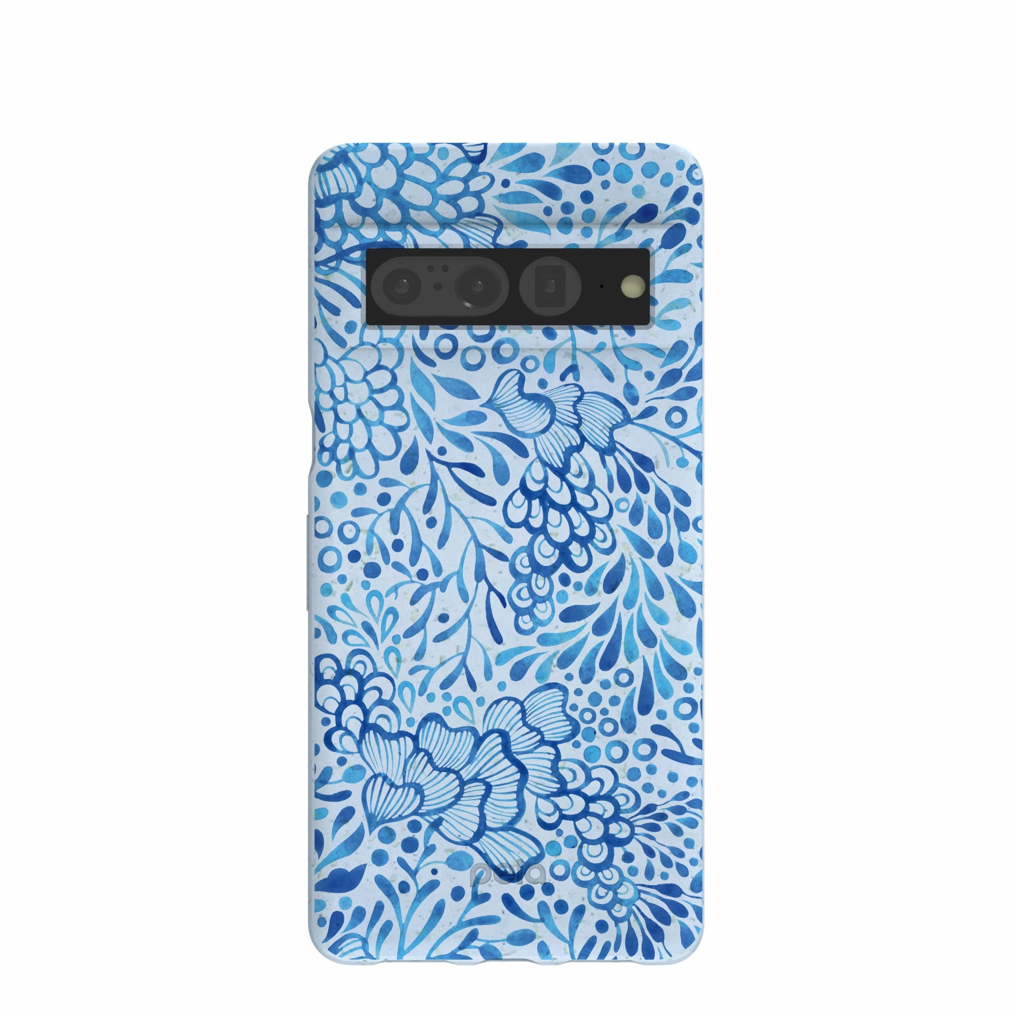 Polished Detail Edge Comfort Padding Powder Blue Reef Google Pixel 7 Pro Case