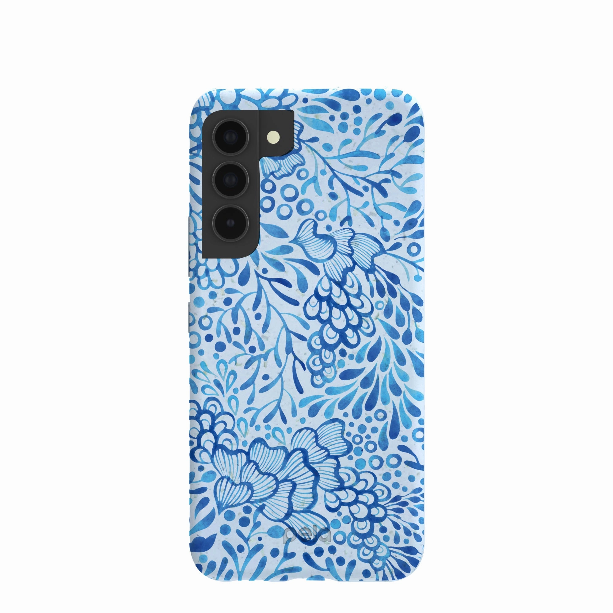 Powder Blue Reef Samsung Galaxy S22 Case Modern Grip Design
