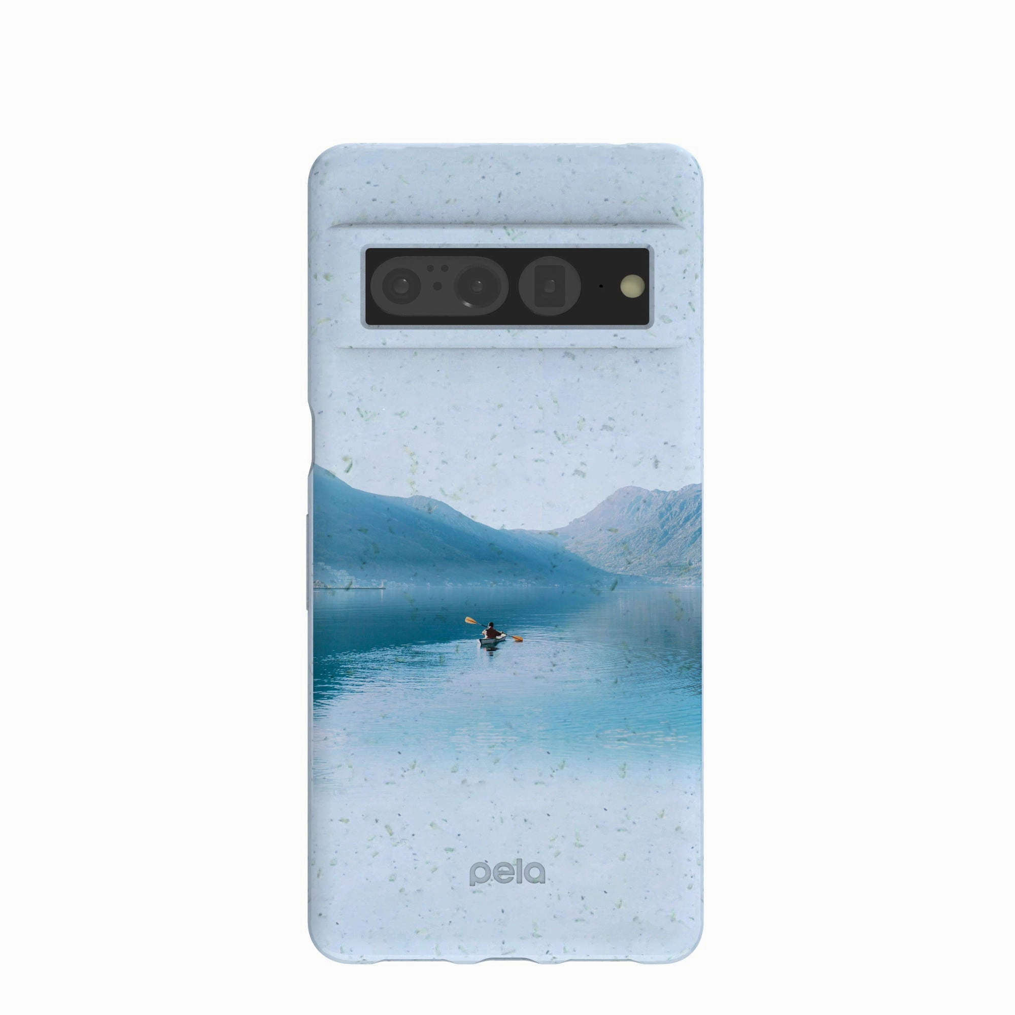Powder Blue Serene Google Pixel 7 Pro Case simple design Hybrid Shield