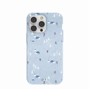 Comfort Design Layer Powder Blue Ski Pass iPhone 14 Pro Max Case