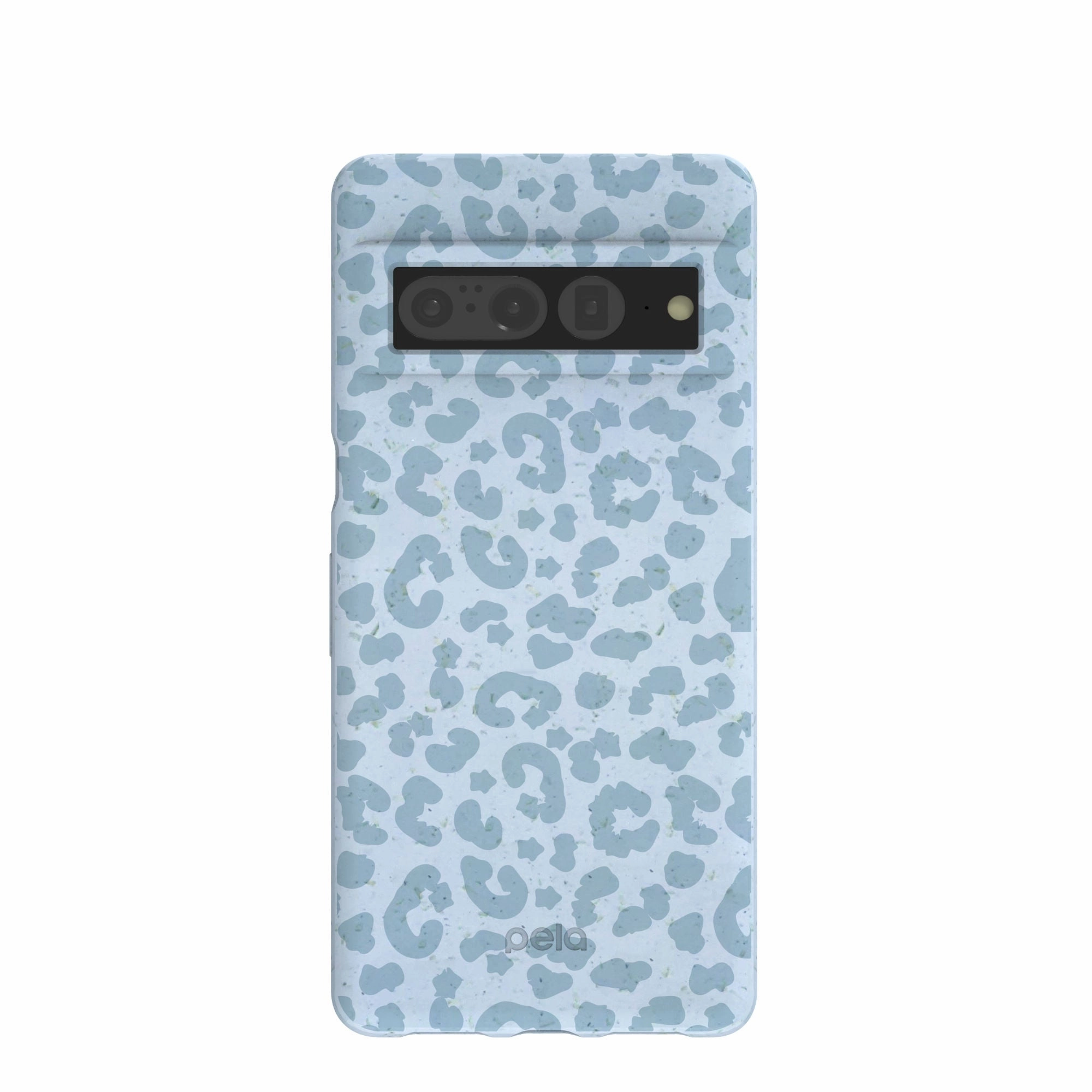 Comfort Use Flexible Texture Powder Blue Sky Leopard Google Pixel 7 Pro Case
