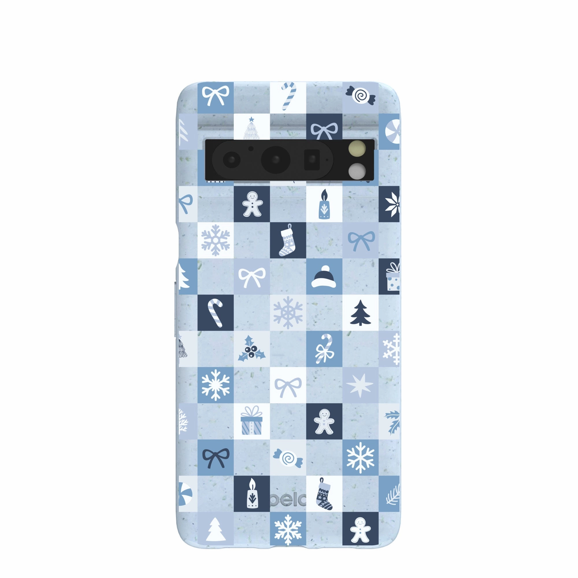 Powder Blue Winter Quilt Google Pixel 8 Pro Case Classic Finish