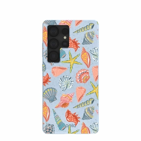 Powder Blue Mermaid Finds Samsung Galaxy S25 Ultra Case Modern Style