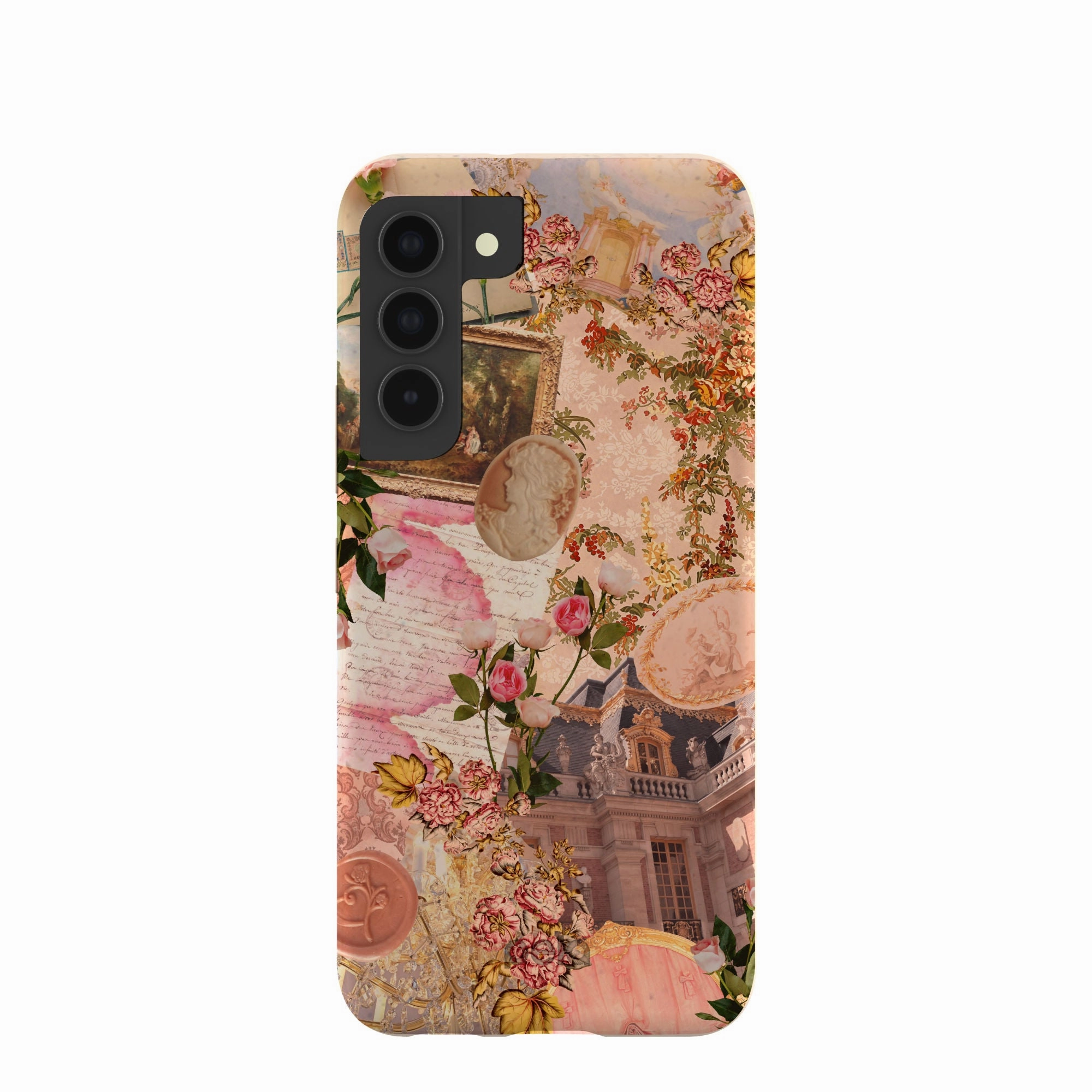 Seashell Rococo Romance Samsung Galaxy S22 Case Hybrid Pattern Texture