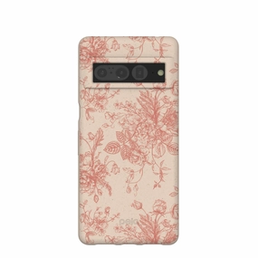 Premium Material Seashell Rococo Bouquets Google Pixel 7 Pro Case