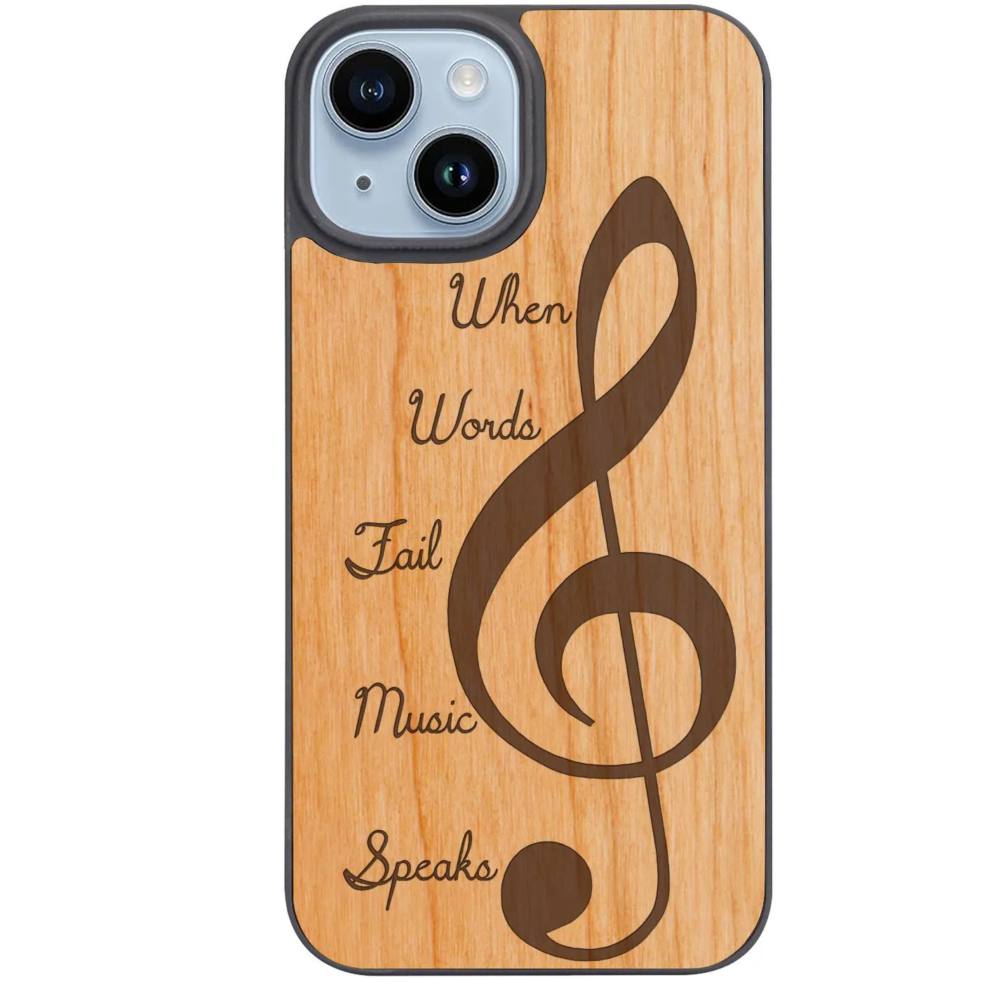 Clef 2 - Engraved Phone Case Elegant Edge Sleek Guard
