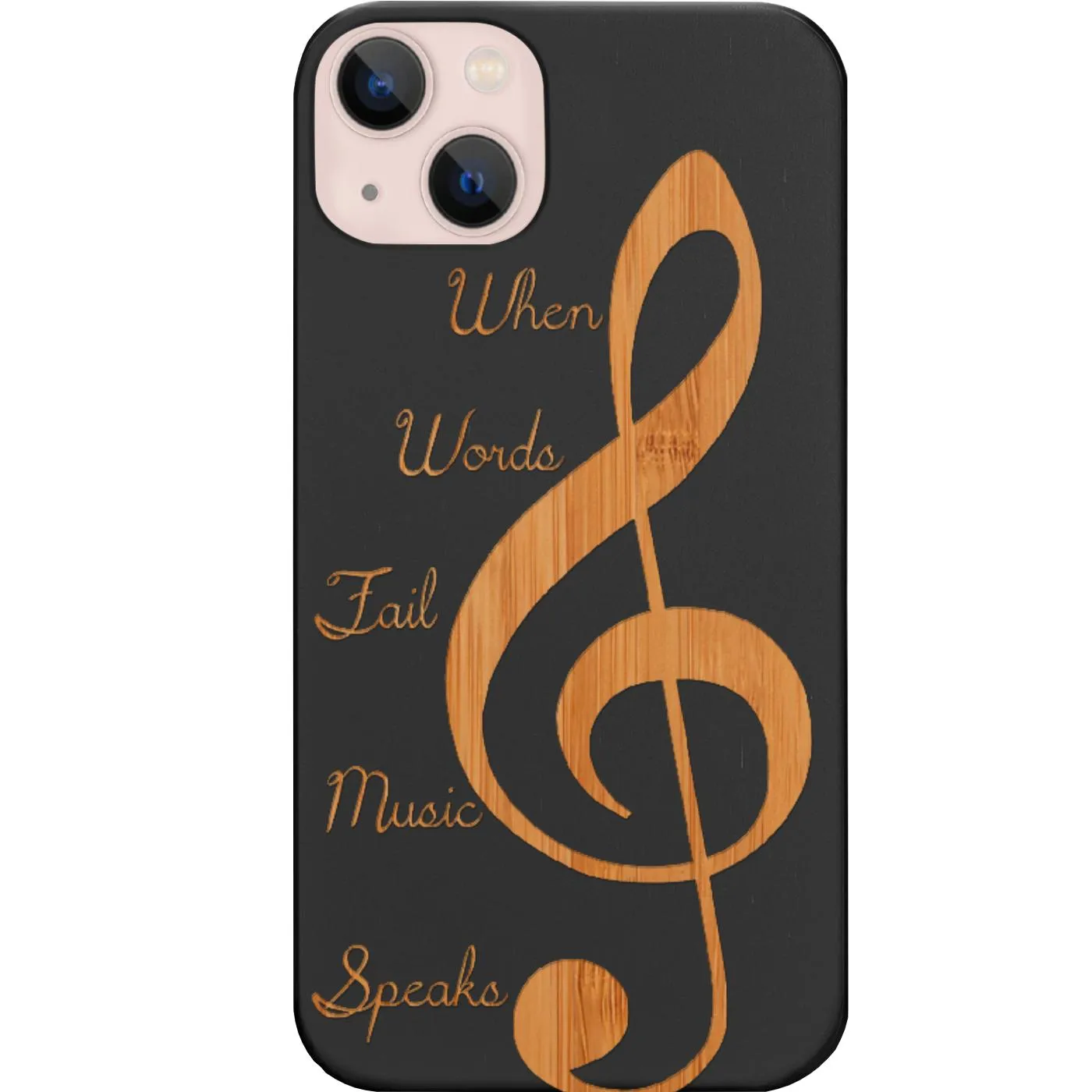 Clef 2 - Engraved Phone Case Soft Touch