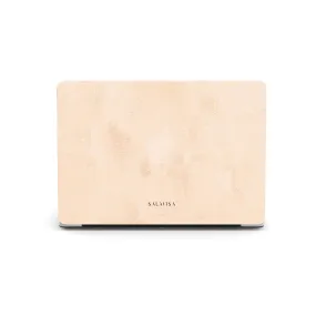 Rugged Edge Texture Rose Beige Clay MacBook Case