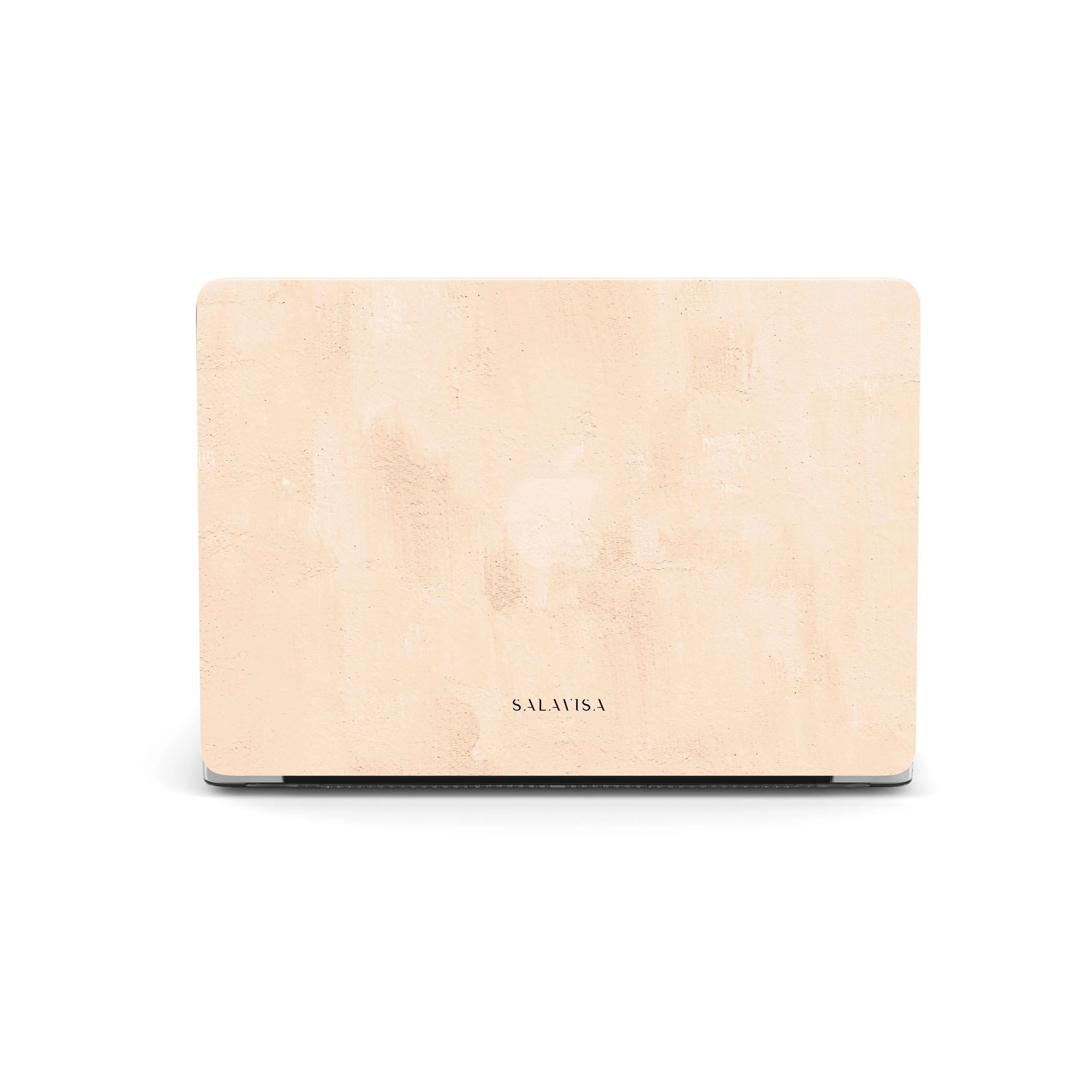 Rugged Edge Texture Rose Beige Clay MacBook Case