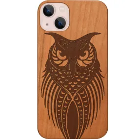 Protective Shell Design Owl Tribal - Engraved Phone Case