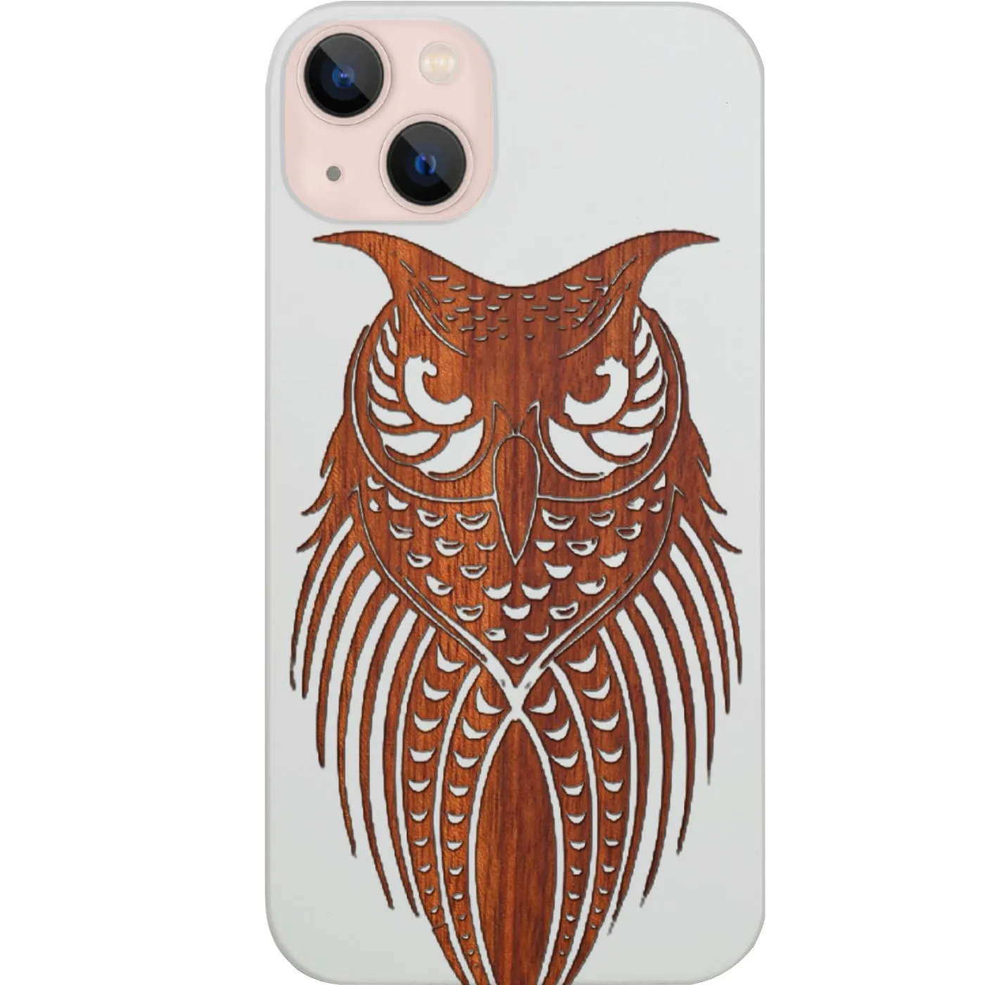 Owl Tribal - Engraved Phone Case Colorful Design Matte Feel