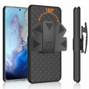 Anti glare Color Gradient Samsung Galaxy S20 Belt Clip Holster Phone Case