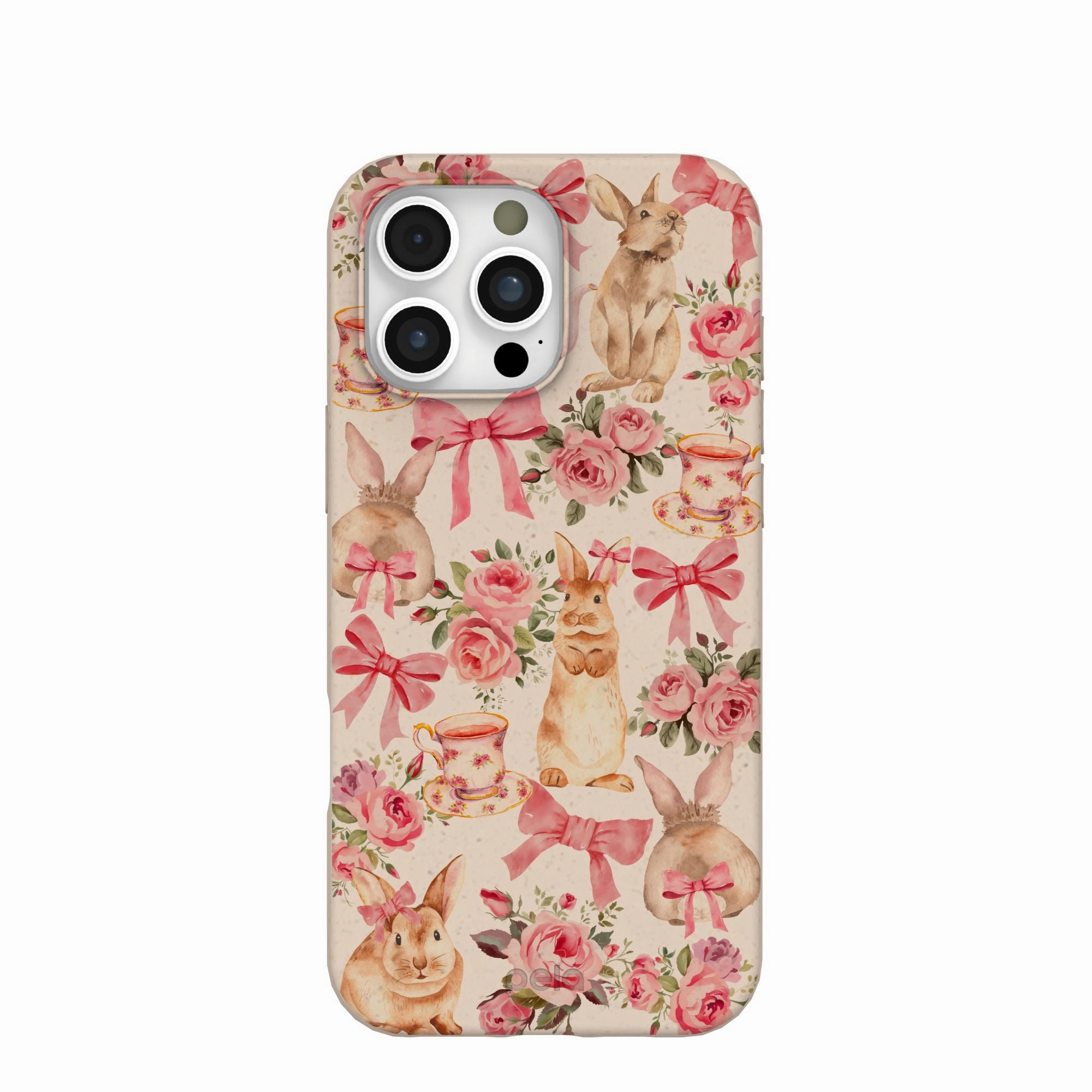 Seashell Garden Party iPhone 16 Pro Max Case Comfort Finish Layer