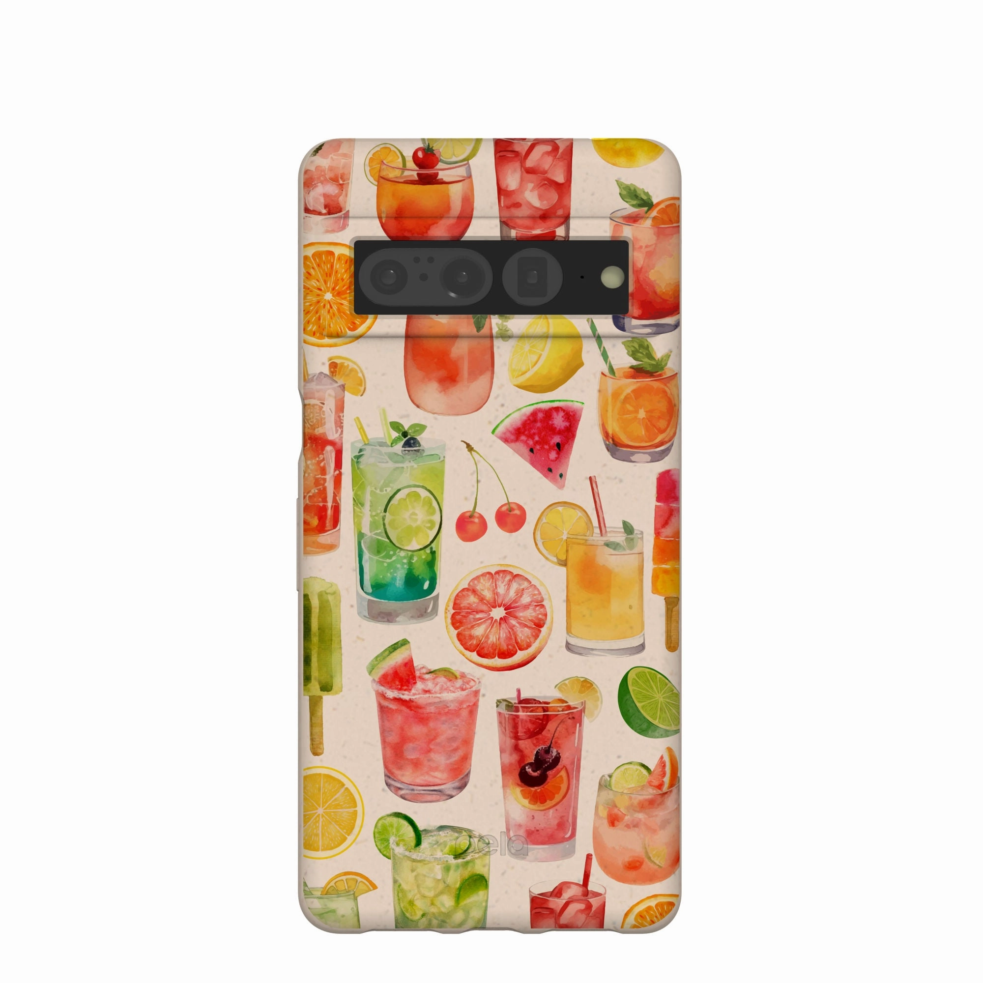 Protective Quality Seashell Sunset Sips Google Pixel 7 Pro Case