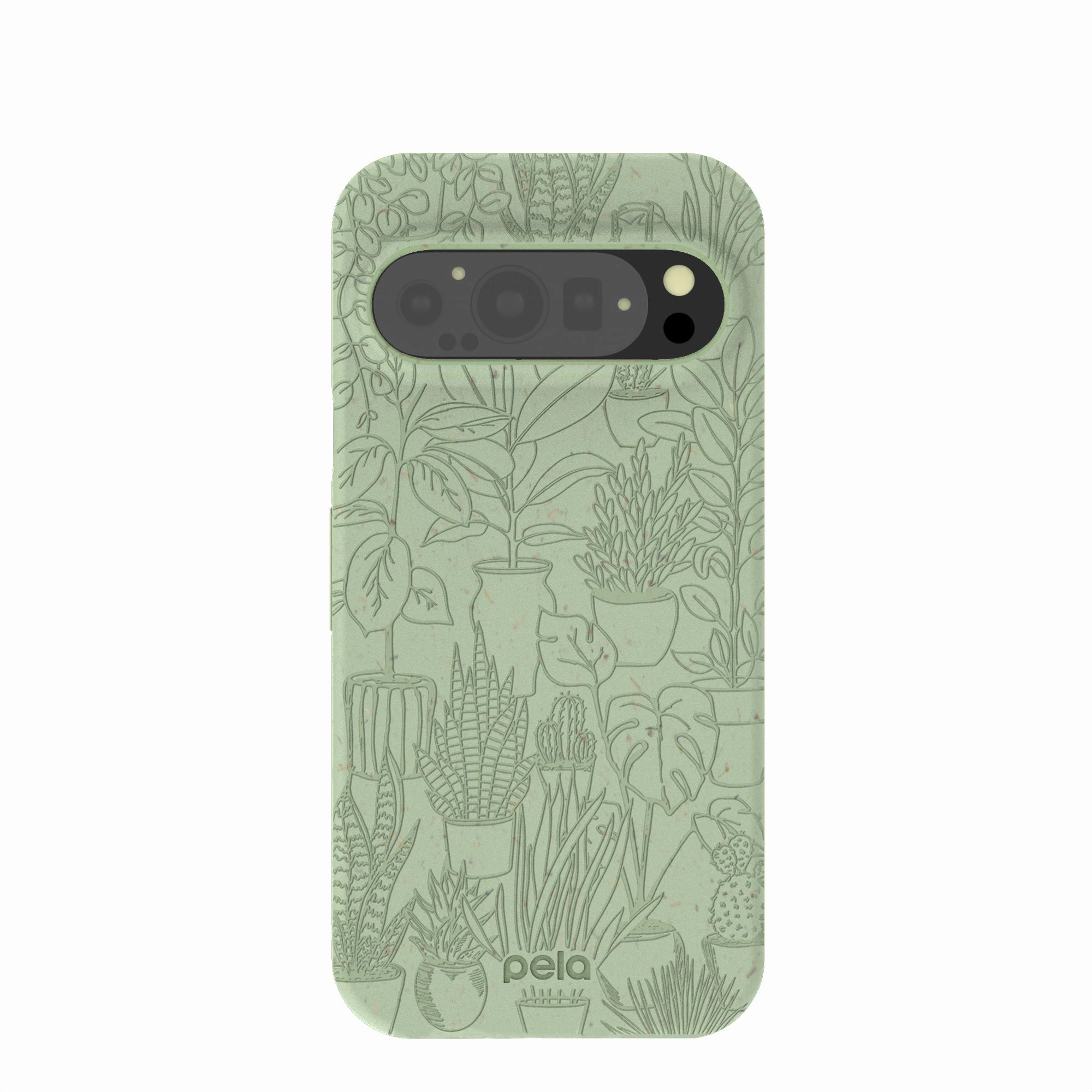 Classic Texture Sleek Detail Sage Green Green Oasis Google Pixel 9/9 Pro Case