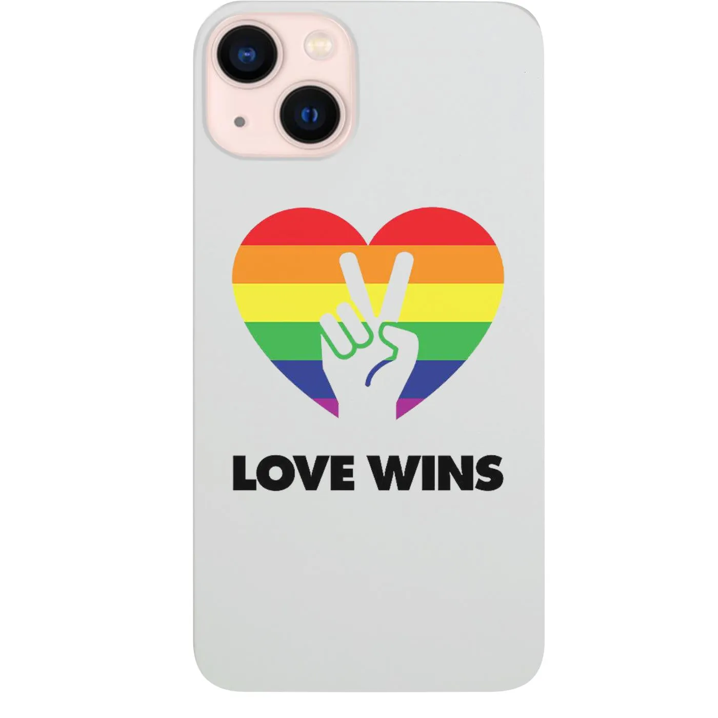Pride Love Wins 2 - UV Color Printed Phone Case Casual Texture Shockproof Edge