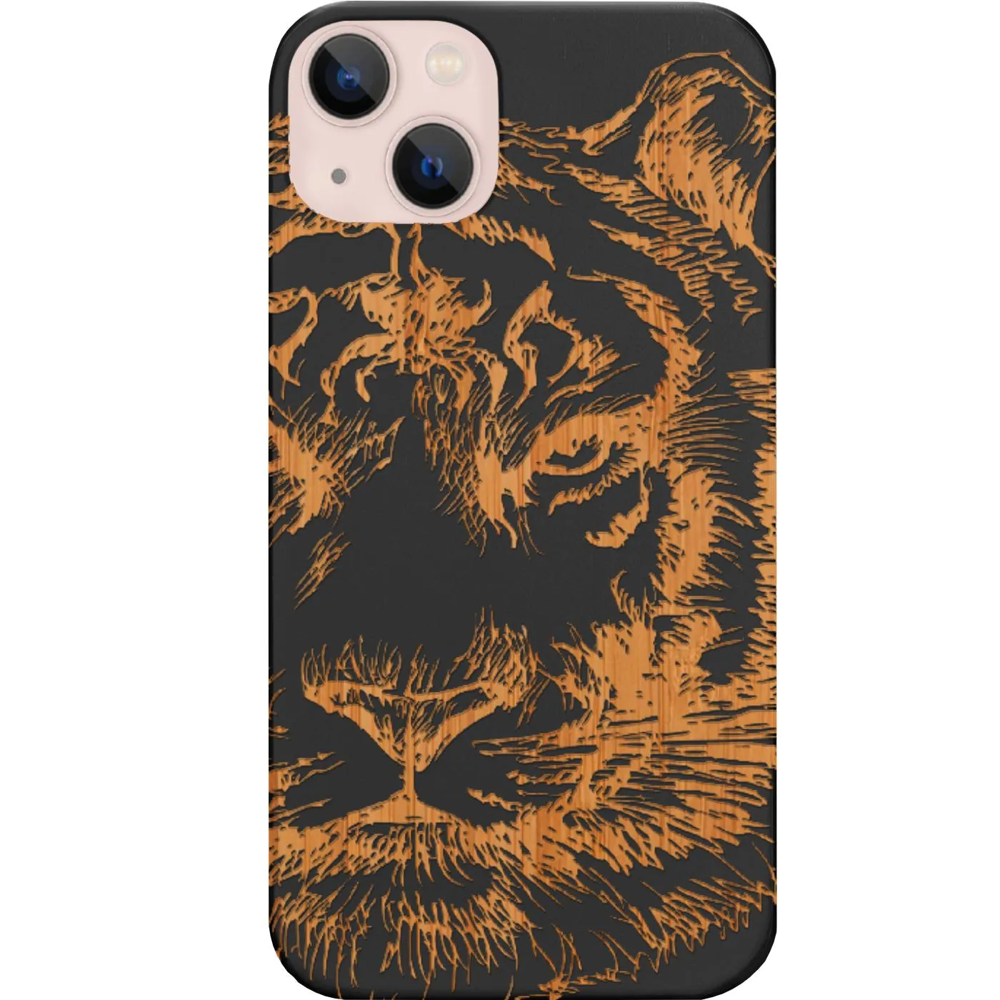 Tiger Face 1 - Engraved Phone Case Durable Texture