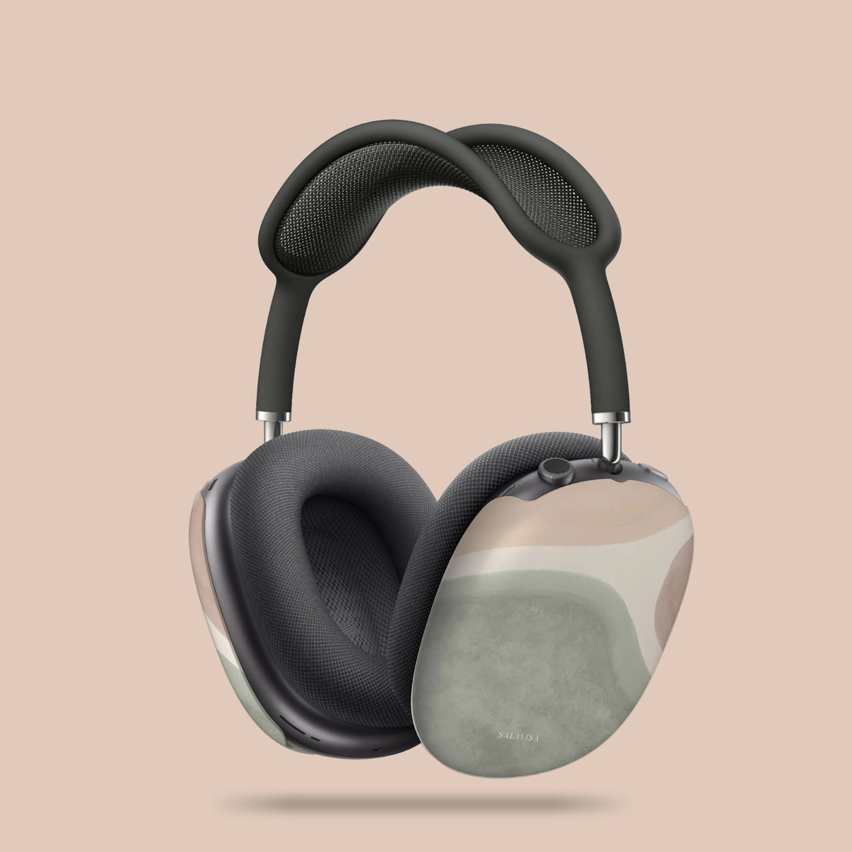 Pale Colors Curves AirPods Max Case Lightweight Travel Bag Soft Travel Case